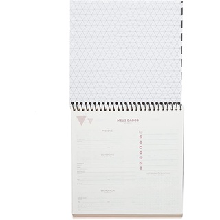 Agenda Planner Permanente Mono Jandaia Quadriculado Shopee Brasil