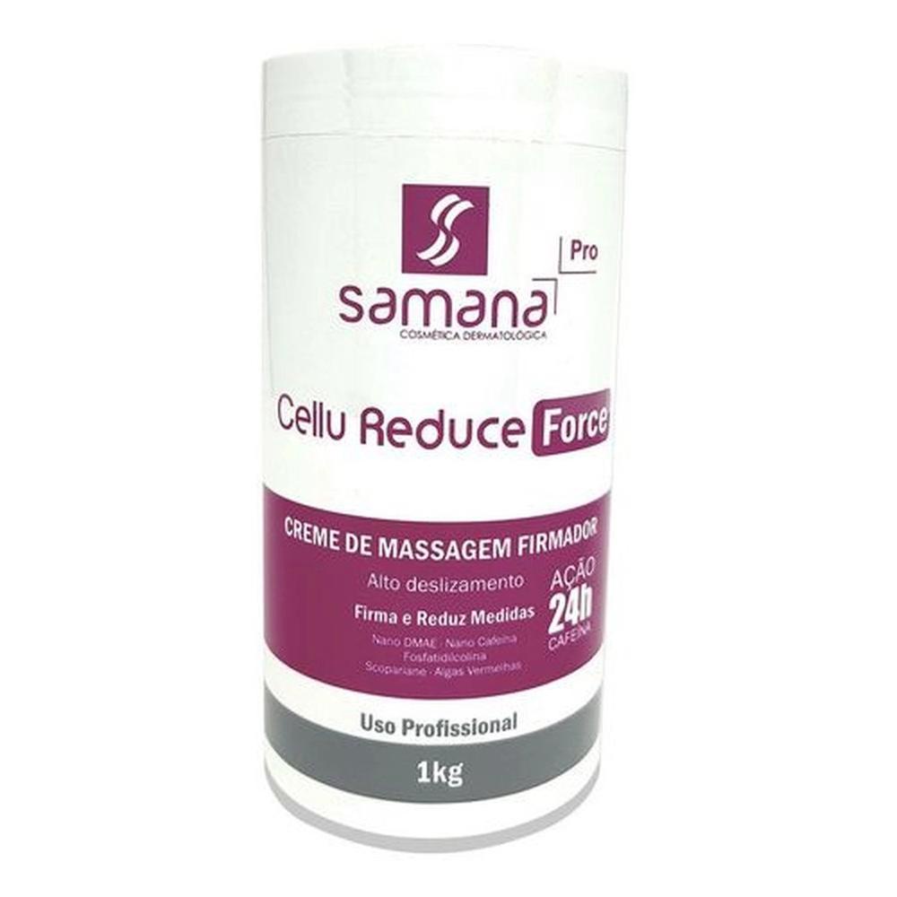 Samana Cellu Reduce Force Creme Massagem Lipo H Kg Shopee Brasil