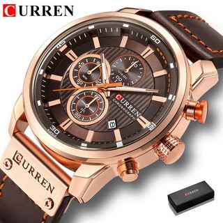 Curren Moda Data Quartz Homens Relógios Top Marca De Luxo Masculino