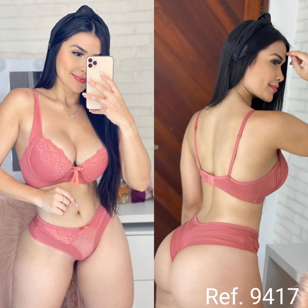 Kit 20 Conjuntos Luxo Lingerie Atacado Shopee Brasil