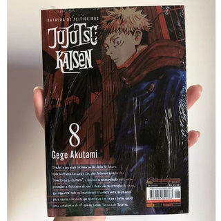 Livro Mangá Jujutsu Kaisen Volume 8 Capa Variante Gege Akutami