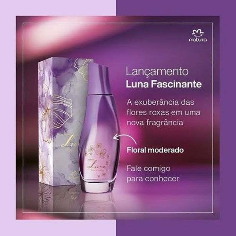 colônia luna fascinante natura Shopee Brasil