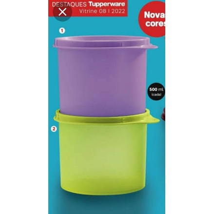 Tupper Redondinha 500 Ml Tupperware Shopee Brasil