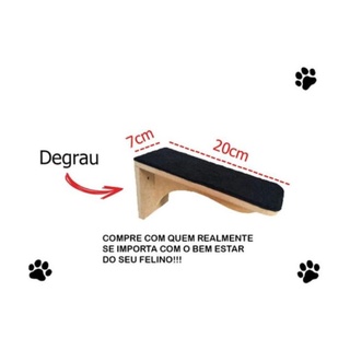 Nicho Pet Para Brinquedo Gatos Pcs Toca Degraus Prateleira Mdf