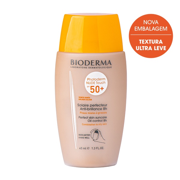 Photoderm Protetor Solar Nude Touch Fps Bioderma Dourado Ml