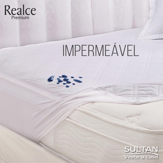 Protetor De Colch O Matelado Imperme Vel Casal Realce Premium Sultan