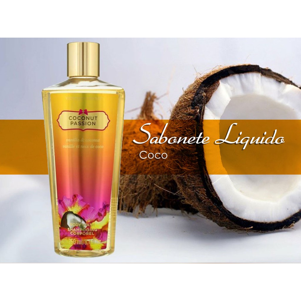 Sabonete Liquido Corporal Victorias Secrets 250ml Coconut Passion