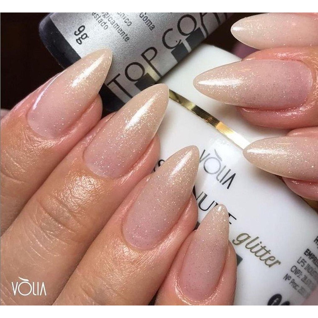 Gel Volia Classic NUde Glitter Shopee Brasil