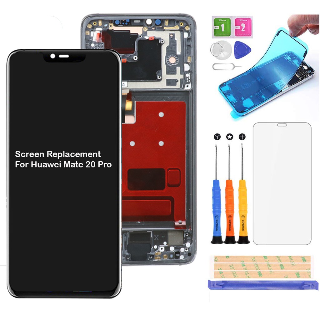 Tela Touch Frontal Display Lcd Para Huawei Mate 20 Pro Quadro