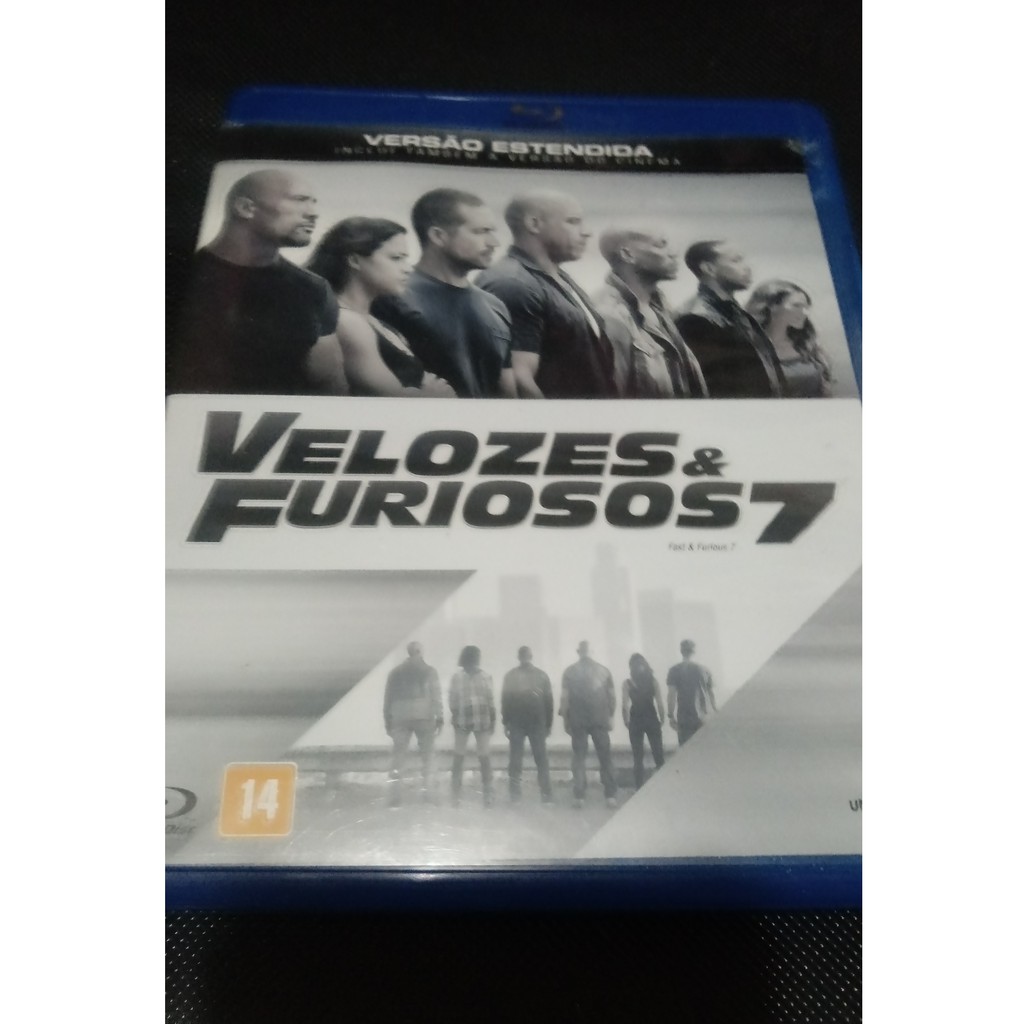 Blu Ray Velozes E Furiosos 7 Shopee Brasil