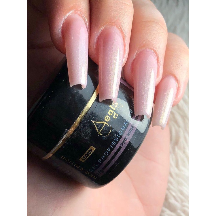 Gel Aegla Pro Pink Nude 17g Shopee Brasil