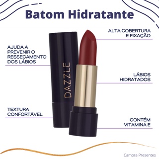 Batom Bala Hidratante Dazzle 4g Maquiagem Hinode Shopee Brasil