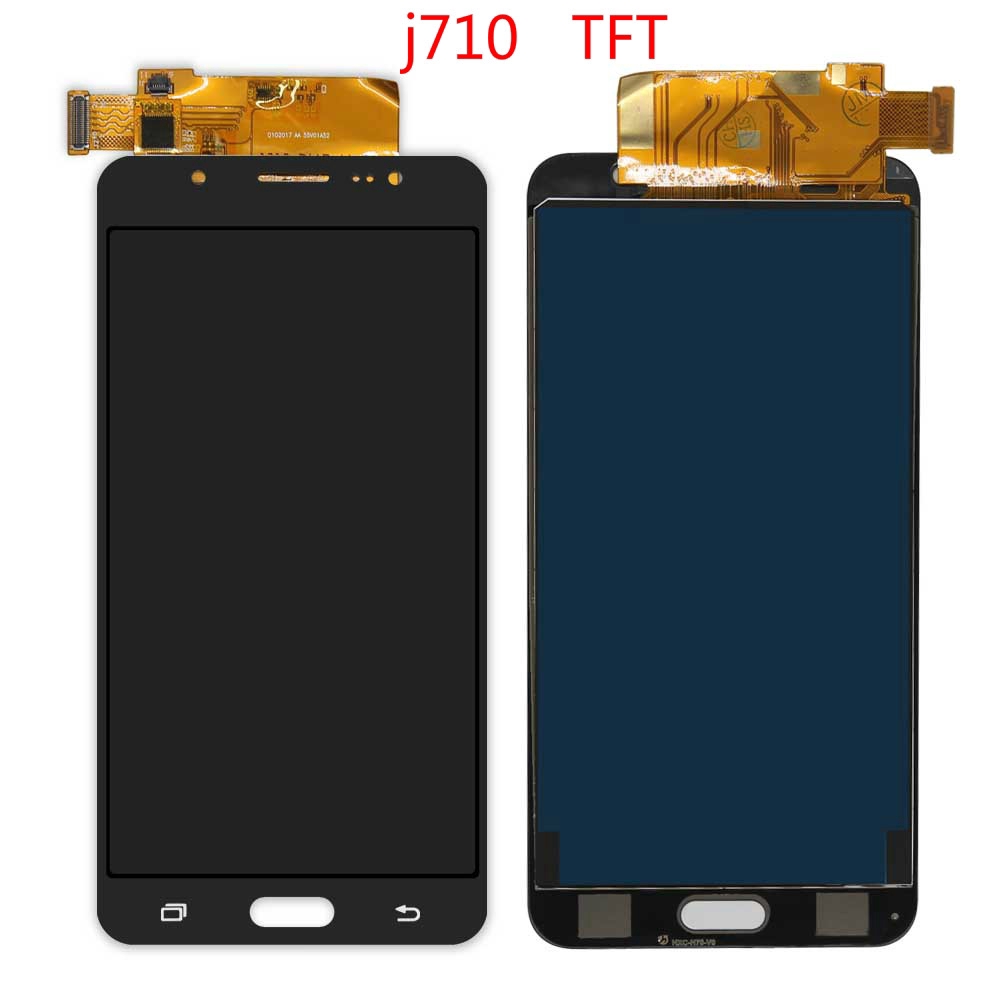 Tft Para Samsung Galaxy J7 2016 J710FN J710F J710M J710 LCD Screen Display Toque Digitador