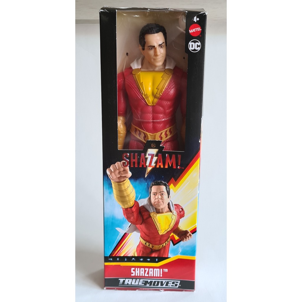 Boneco Shazam True Movies Dc Comics Mattel Original 30 Cm Shopee Brasil