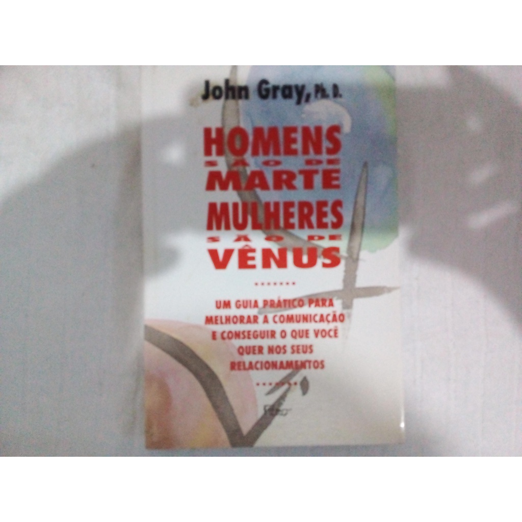 livro Homens são de Marte mulheres são de Vênus Shopee Brasil