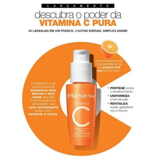 Renew Vitamina C Super Concentrado Antioxidante Avon 30 Ml Original