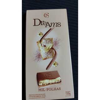 Barra De Chocolate Cacau Show Dreams Mil Folhas 130g Shopee Brasil