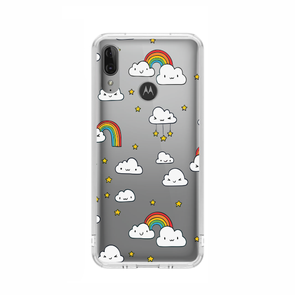 Capa De Celular Capinha Moto E6 Plus Personalizada Nuvens Shopee Brasil