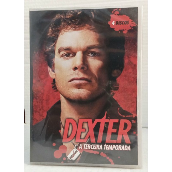 Dvd Dexter A Terceira Temporada Box C Dvds Lacrado Shopee Brasil