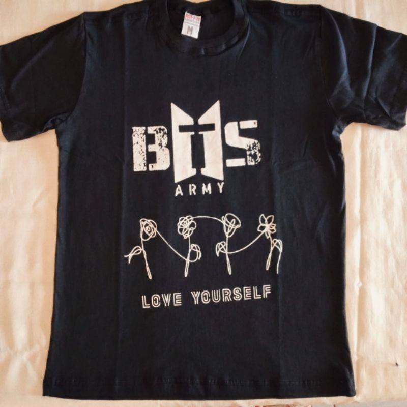 Camisa BTS Love Yourself Love Myself Kpop ARMY Shopee Brasil