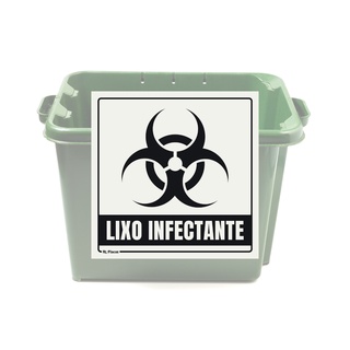 Adesivo Lixo Infectante X Cm Shopee Brasil