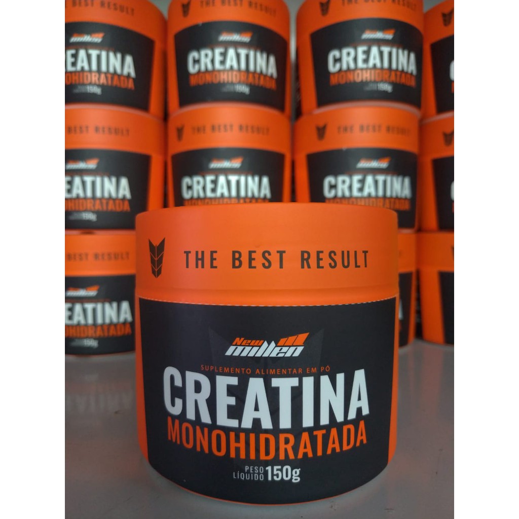 Creatina Monohidratada New Millen 150G Shopee Brasil