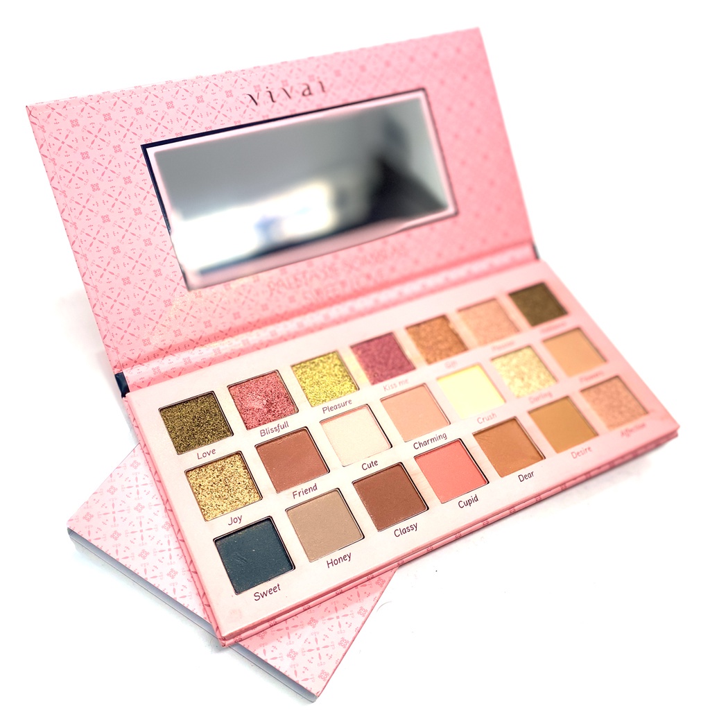 Paleta De Sombras Naked Nude Cores Sweet Love Vivai