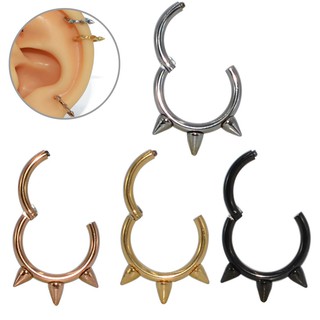 Piercing Argola Articulada Titânio Spike 8mm Shopee Brasil