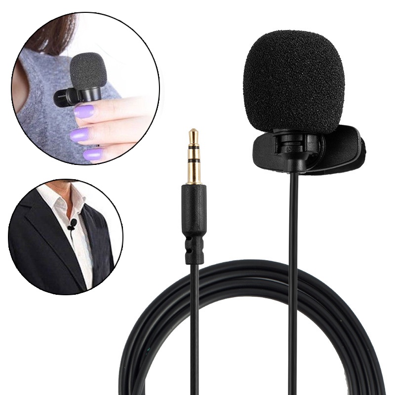 Mini Microfone De Lapela Profissional Plug P Preto Shopee Brasil