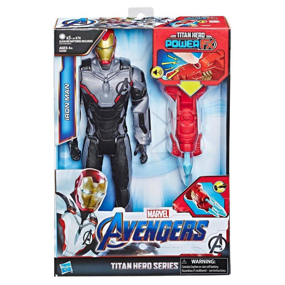 Boneco Homem De Ferro Avengers Titan Hero Power FX Hasbro Shopee Brasil