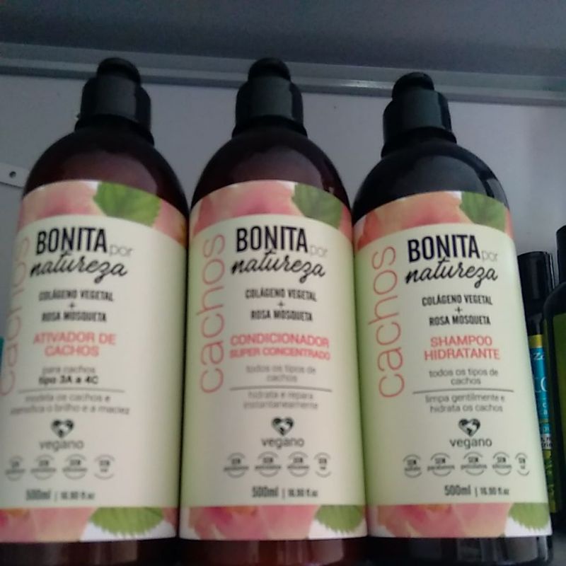 Kit Yenzah Bonita Por Natureza Rosa Mosqueta Shampoo Condicionador