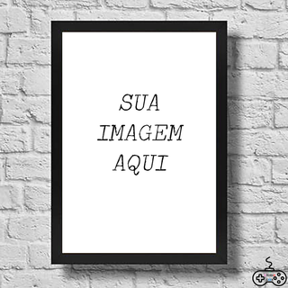 Quadro Moldura E Vidro Personalizado 1 A3 42x30cm Shopee Brasil