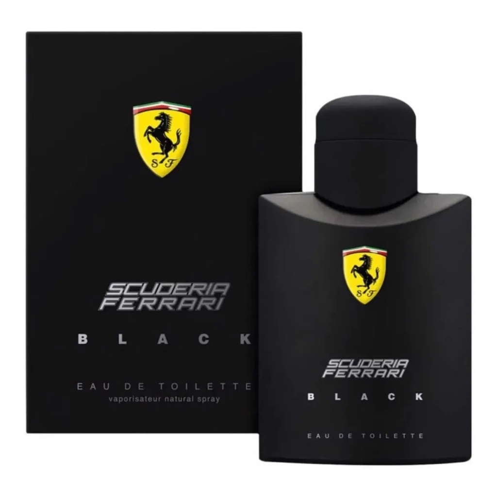 Perfume Ferrari Black 125ml Original Lacrado Shopee Brasil