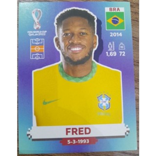 Figurinhas Da Copa Catar Panini Figurinha Brasil Bra Fred