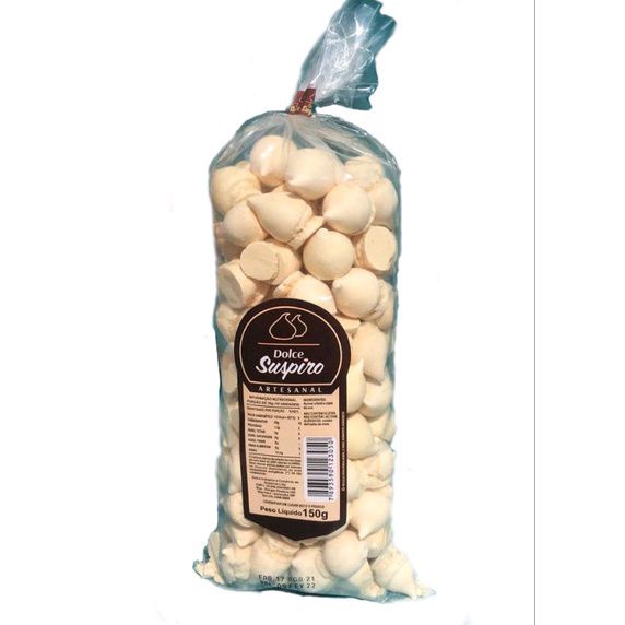 Suspiro Artesanal Tradicional 150g 95 Unidades Dolce Suspiro