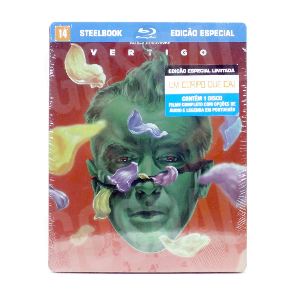 Blu Ray Steelbook Um Corpo Que Cai Vertigo Alfred Hitchcock Raro