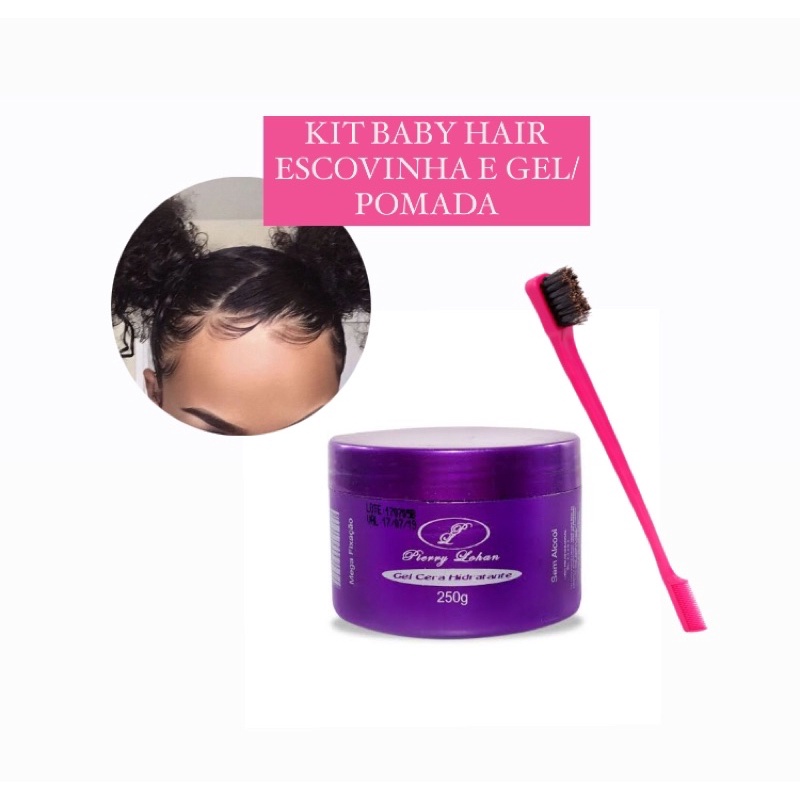 Kit Baby Hair Escovinha Gel Ou Pomada Shopee Brasil