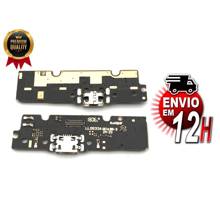 Placa Conector De Carga E Microfone Moto E Plus Xt Shopee Brasil