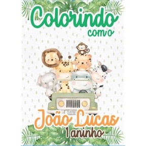 Mini Livrinho De Colorir Personalizado Unidades Personalizado