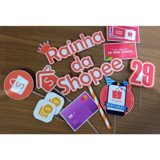 Topo De Bolo Shopee Personalizado Shopee Brasil