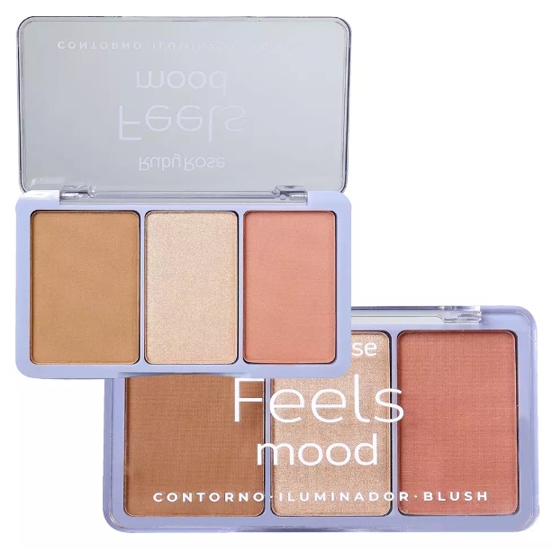 Paleta De Contorno Iluminador Blush Feels Mood Hb7526 Ruby Rose