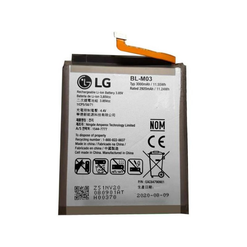 Bateria De Celular LG K22 E K22 BL M03 3000mAh Shopee Brasil