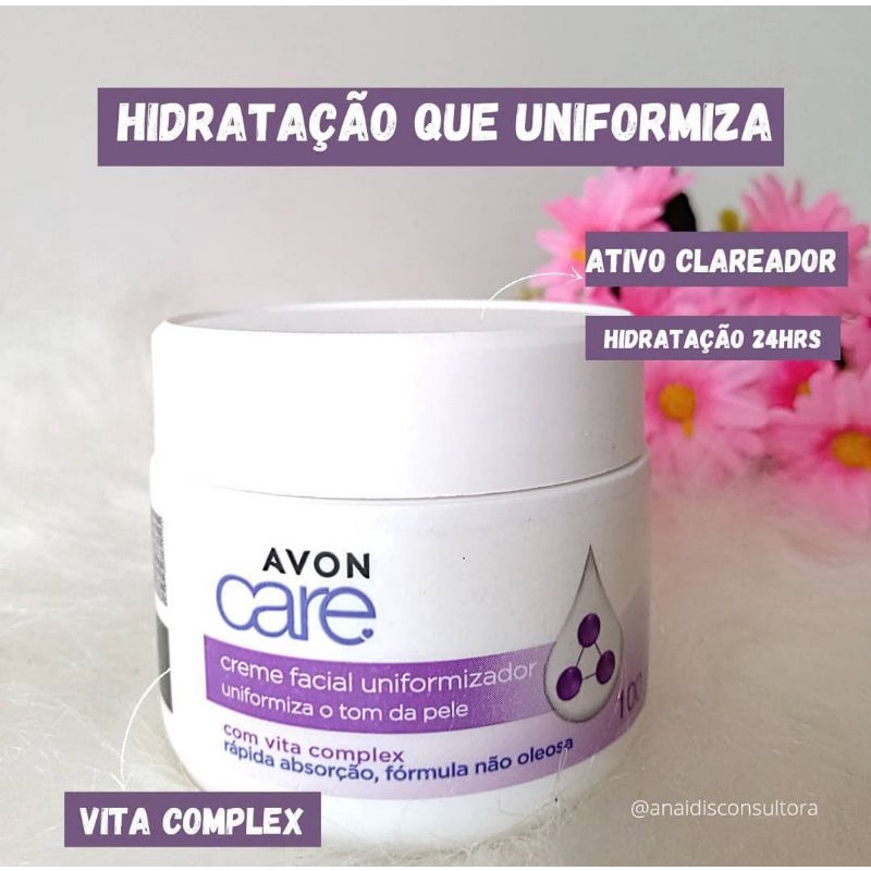 Creme Facial Avon Care Aclara Uniformizador De Tom G Shopee Brasil