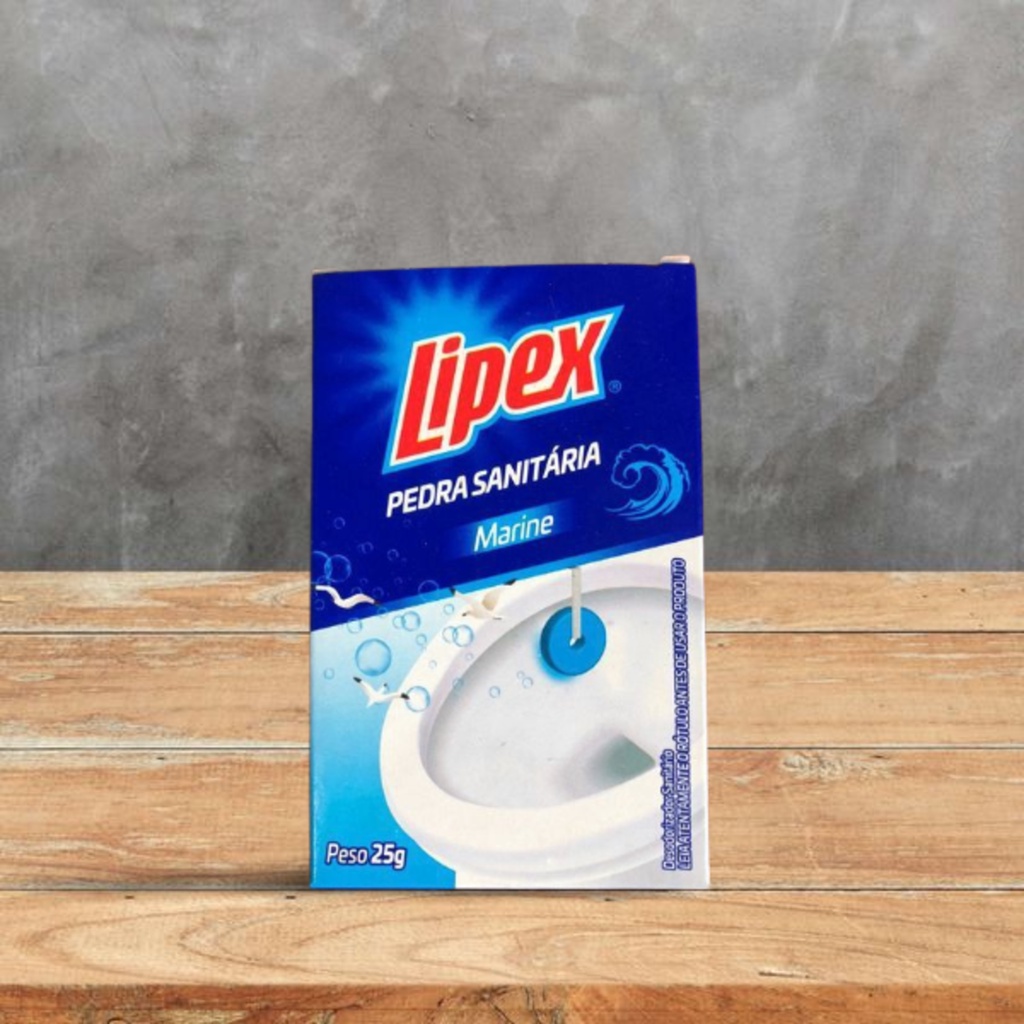 Pedra Sanitária Marine Lipex 25g Ação Bacteriostática Shopee Brasil