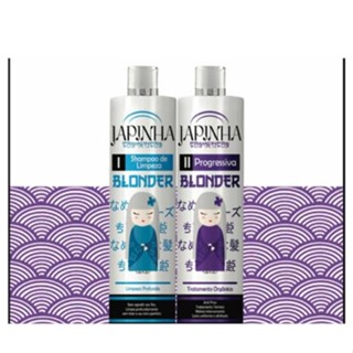 Kit Progressiva Japinha Blond Maycrene Matizador Para Loiros Cabelos