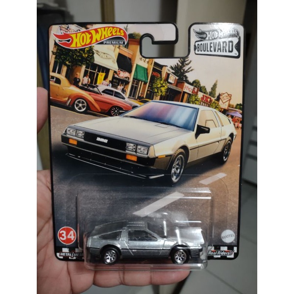 Hot Wheels Premium DMC Delorean Boulevard Shopee Brasil