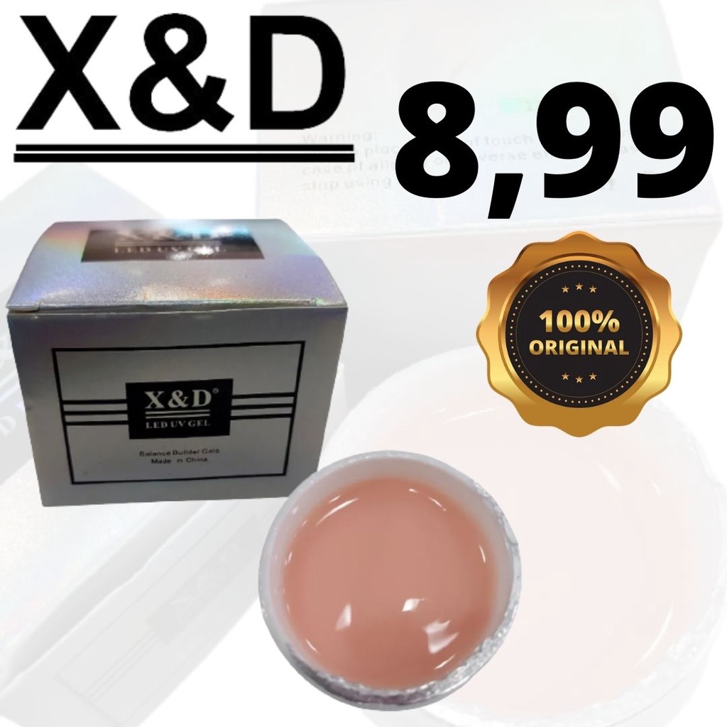 Gel X D G Led Uv Unhas Xd Acrigel Alongamento Nude Shopee Brasil