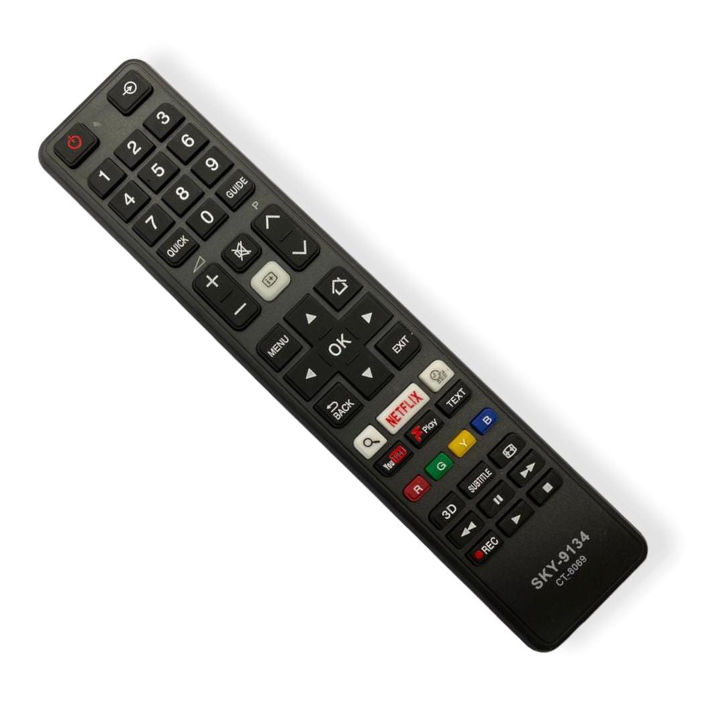 Controle Remoto Para Tv Semp Toshiba Smart K Fun O Netflix E