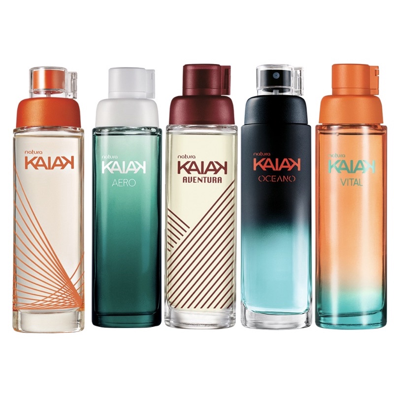 Kaiak Natura Feminino 100ml Tradicional Aero Aventura Vital Oceano