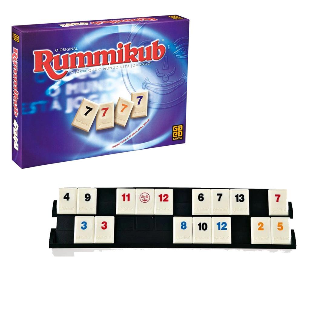 Rummikub Jogo De Mesa Tabuleiro Para Toda Familia Grow Shopee Brasil